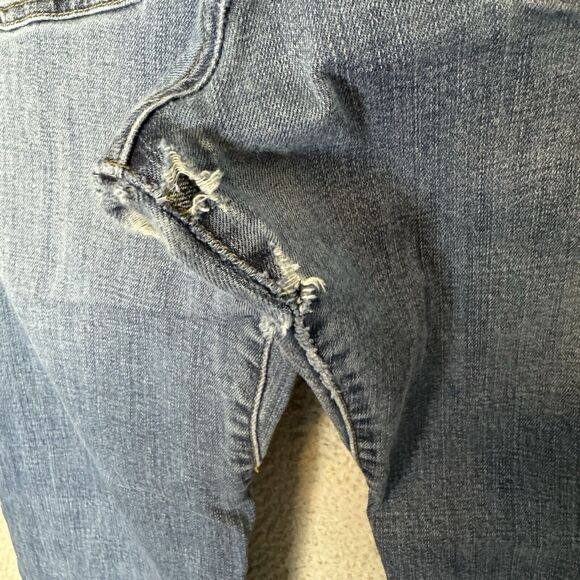 Prana Jeans Mens 33x28 Blue Denim Pockets‎ Outdoor Straight Cotton - Picture 5 of 9